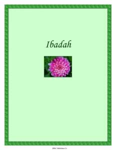 Ibadah[removed]Talibiddeen Jr. Duplicate as needed