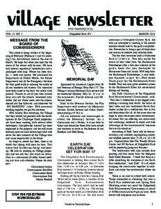 www.ridgefieldpark.org VOL. 31 NO. 1 Ridgefield Park, N.J.  MESSAGE FROM THE