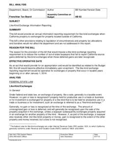 Like-kind exchange / Political economy / Internal Revenue Code section / Income tax in the United States / Recognition / Income tax / Tax / Nonrecognition provisions / Foreign Investment in Real Property Tax Act / Taxation in the United States / Public economics / Economy of the United States