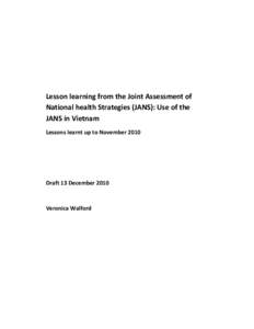 Microsoft Word - Lesson learning from Vietnam JANS draft.doc