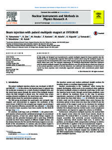 Nuclear Instruments and Methods in Physics Research A–33  Contents lists available at ScienceDirect Nuclear Instruments and Methods in Physics Research A