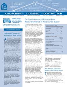California  Licensed California Contractors State License Board