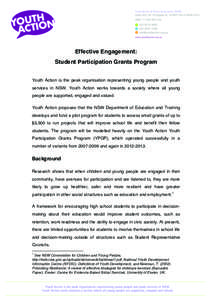 Educational psychology / Alternative education / Sociology / Student engagement / Youth participation / Youth service / Student voice / Hands On Learning Australia / Education / Youth rights / Youth