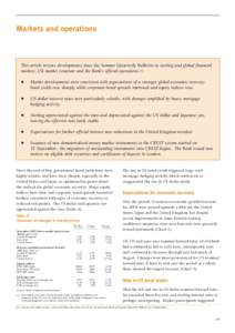 Fixed income market / United States housing bubble / Banking / Interest rates / Interest rate swap / Yield curve / Euro / Interest rate derivative / Bond / Financial economics / Finance / Economics