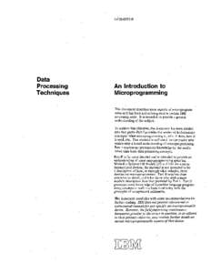 Computer hardware / Firmware / Computing platforms / Microcode / Instruction set architectures / Digital electronics / IBM System/360 / IBM System/3 / Machine code / Computer architecture / Computing / Central processing unit