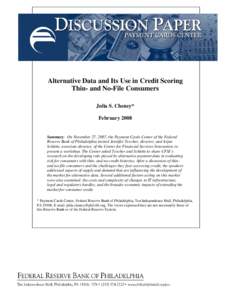 Credit Card Interest Rate Data Collected Pursuant to the Truth in Lending Act: