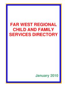 Microsoft Word - Child and Family services directory January 2010.doc