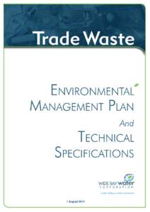 1 August 2014 WBWC/GUIDE/0011L/ENV Trade Waste Environmental Management Plan[removed]Page | 1