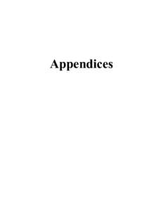 Appendices  Budget Basis and Appropriation Rules Annual Appropriation Ordinance A single appropriation ordinance, known as the Annual Appropriation Ordinance or Long Bill, is enacted by City Council not later than the f