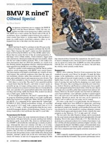 MODEL EVALUATION  BMW R nineT Oilhead Special by Dave Searle