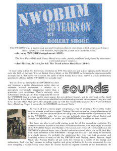 Microsoft Word - New Wave Of British Heavy Metal 30 Years On _Edited_