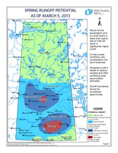 Spring Runoff Potential as of March 5, 2013