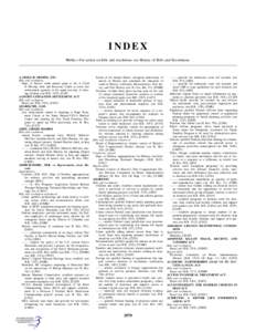 INDEX NOTE.—For action on bills and resolutions see History of Bills and Resolutions. A CHILD IS MISSING, INC. Bills and resolutions Dept. of Justice: make annual grant to the A Child