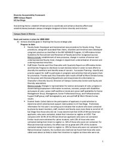 Microsoft Word - Diversity Accountability Framework - Report from UC San Diego - July 2009 Final