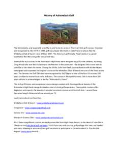 Lake Placid /  New York / Adirondacks / Adirondack Mountains / Saranac Inn / Adirondack High Peaks / Lake Placid / McKenzie Mountain Wilderness Area / William L. Coulter / Geography of New York / New York / Adirondack Park