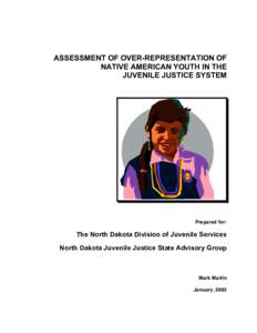 ASSESSMENT OF OVER-REPRESENTATION OF NATIVE AMERICAN YOUTH IN THE JUVENILE JUSTICE SYSTEM Prepared for: