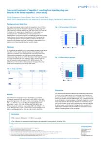 Successful treatment of hepatitis C resulting from injecting drug use: Results of the Swiss hepatitis C cohort study. Philip Bruggmann, Susan Dober, Marc Isler, Daniel Meili ARUD Zurich (Association for risk reduction in