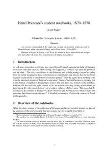 Catholics / Henri Poincaré / Number theorists / Émile Boutroux / Charles Hermite / Paul Émile Appell / Mines ParisTech / Nancy-Université / Raymond Poincaré / France / Mathematics / French people