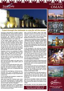 FEATURE REPORT  Travel Daily