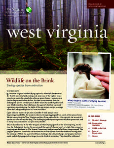 Dig deeper at  nature.org/explorewv west virginia THE NATURE CONSERVANCY IN
