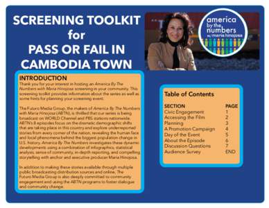 SCREENING TOOLKIT for PASS OR FAIL IN CAMBODIA TOWN INTRODUCTION