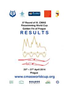 5 Round of CMAS World Cup in Finswimming[removed]Prague ---------------------------------------------------------------------------------R E S U L T S --------------------------------------------------------------