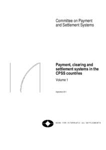 Committee on Payment and Settlement Systems Payment, clearing and settlement systems in the CPSS countries