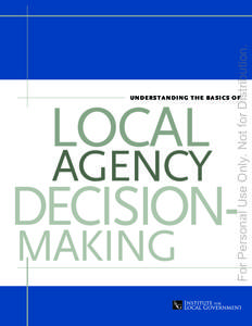 United States Environmental Protection Agency / Sheriffs in the United States / Group decision making / Government Finance Officers Association of Texas / California Society of Municipal Finance Officers / Decision theory / Government / Public administration