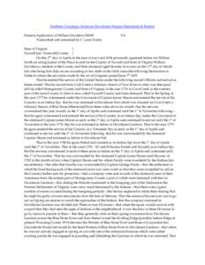 Southern Campaign American Revolution Pension Statements & Rosters Pension Application of William Davidson R2695 Transcribed and annotated by C. Leon Harris. VA