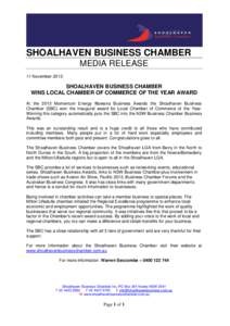 SHOALHAVEN BUSINESS CHAMBER