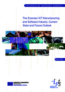 Microsoft Word - Estonian ICT Manufacturing and Software Industry FINAL1.doc