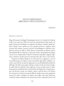 HUGO HERNANDO ARÉCHIGA URTUZUÁSTEGUI Fidel Ramol