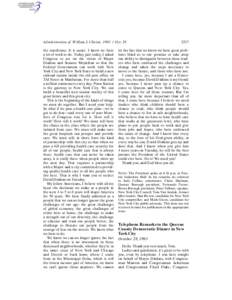 Administration of William J. Clinton, [removed]Oct. 28 the statehouse. It is easier. I know we have a lot of work to do. Today, just today, I asked Congress to act on the vision of Mayor Dinkins and Senator Moynihan so tha