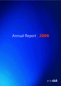 Annual Report[removed]e+s rück CALENDAR OF EVENTS