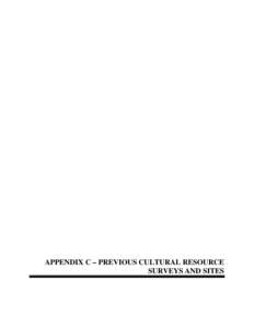 APPENDIX C – PREVIOUS CULTURAL RESOURCE SURVEYS AND SITES APPENDIX C – CLASS I RESULTS Table C-1. Previously Conducted Surveys in New Mexico