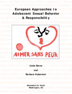 European Approaches to Adolescent Sexual Behavior and Responsibility