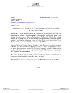 Microsoft Word[removed]Press Release New San Juan - Olympic Peninsula Crus…