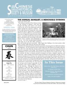 Chinese American Museum / Wa / Han Chinese / San Diego / California / Geography of California / Southern California / Chinese American history