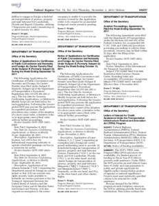 Transportation in North America / Code of Federal Regulations / United States Department of Transportation / 5-1-1 / Safe /  Accountable /  Flexible /  Efficient Transportation Equity Act: A Legacy for Users / United States / Transport / Transportation in the United States / Federal Register / United States administrative law