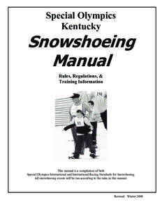 Microsoft Word - Snowshoeing Manual