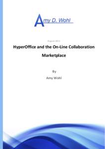 August[removed]HyperOffice and the On-Line Collaboration Marketplace  By