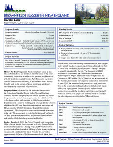 Chemistry / Town and country planning in the United Kingdom / Brownfield land / Norwich /  Connecticut / Polychlorinated biphenyl / Norwich / Taftville /  Connecticut / Environment / Soil contamination / Pollution