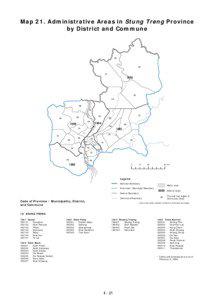 Communes of Cambodia / Kratié Province / Stung Treng Province / Kampong Chhnang Province / Siem Bouk District / Stueng Trang District / Geography of Cambodia / Geography of Asia / Cambodia