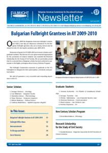 Bulgarian language / Fulbright Program / Bulgaria / Bulgaria–United States relations / Albena Bakratcheva / Europe / Academia / Sofia