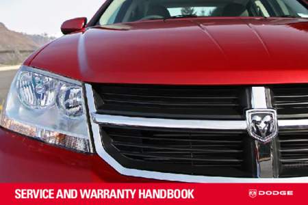 SERVICE AND WARRANTY HANDBOOK  NEW VEHICLE INFORMATION - DODGE Service & Warranty Handbook Owner Details  Vehicle Details