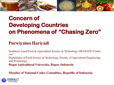 Safety / Food security / Humanitarian aid / Security / Urban agriculture / Food industry / Food / Drinking water / Bogor Agricultural Institute / Food and drink / Technology / Food politics