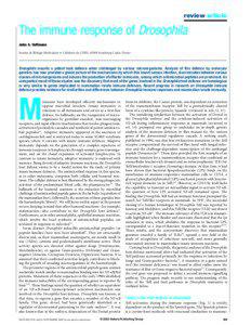 review article  The immune response of Drosophila