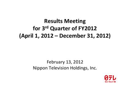 Japanese yen / Japan / Nippon News Network / Nippon Television / Economy of Japan