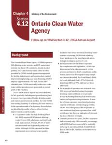 4.12: Ontario Clean Water Agency