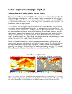 Climate history / Climate / Instrumental temperature record / James Hansen / Goddard Institute for Space Studies / Arctic / Global warming / Climate of the Arctic / Physical geography / Atmospheric sciences / Climatology